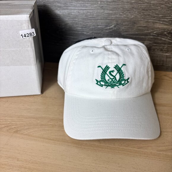 Cobra Golf Hat Cap Strap Back White Green Vintage Dad Cap Adjustable NWT - Picture 13 of 13